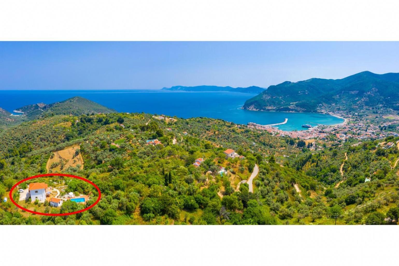Villa Glafki Panormos  외부 사진